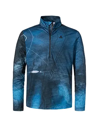 SCHÖFFEL | Zipshirt intimo da uomo Schöffel x Tom Hegen | dunkelblau